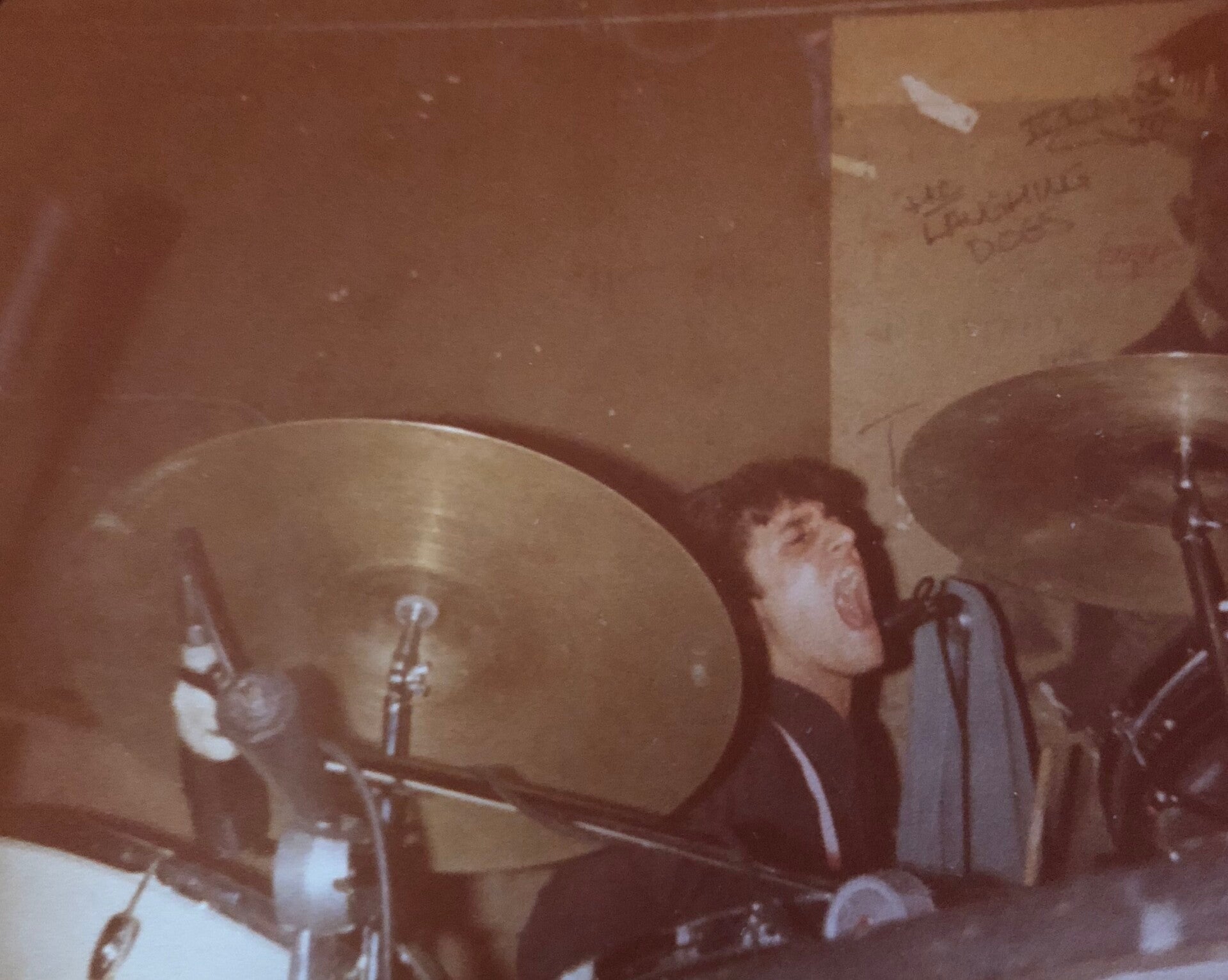 Anthony Pergamo performing with Butch Lust & The Hypocrites 1980's