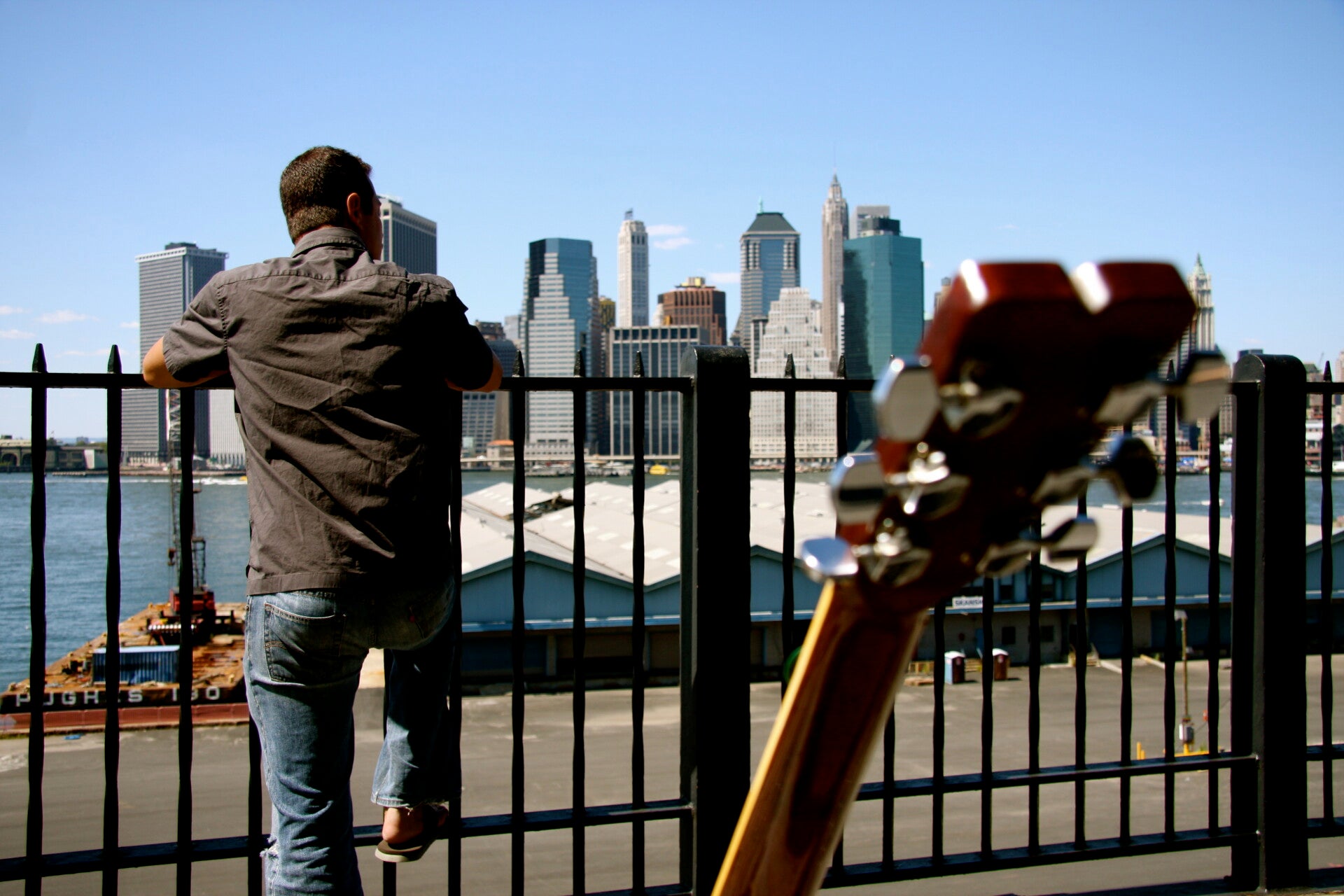 Derek Samuel Reese at the Brooklyn Promenade