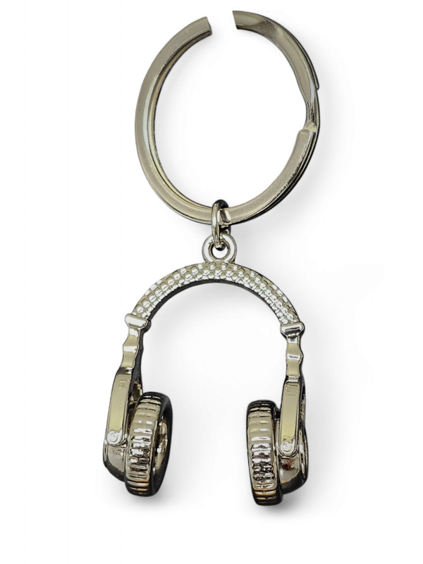 DJ/koptelefoon sleutelhanger