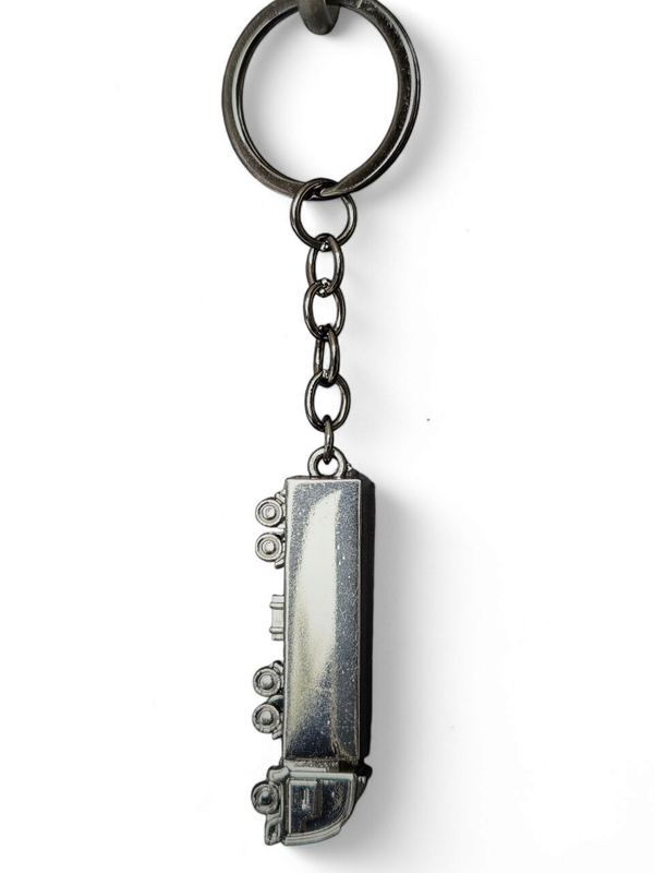 Metalen vrachtwagen Sleutelhanger