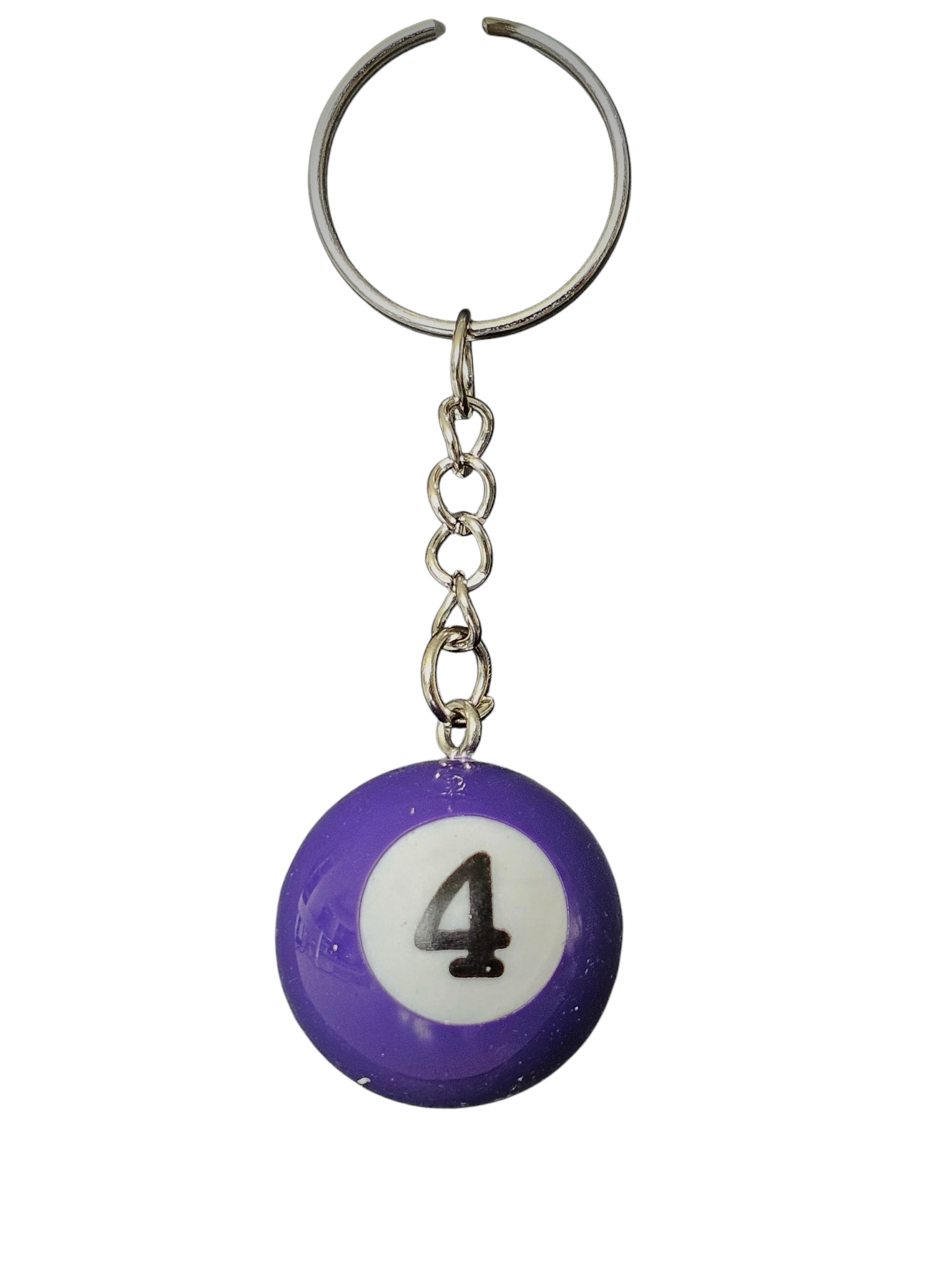 Poolbal nummer 4 sleutelhanger