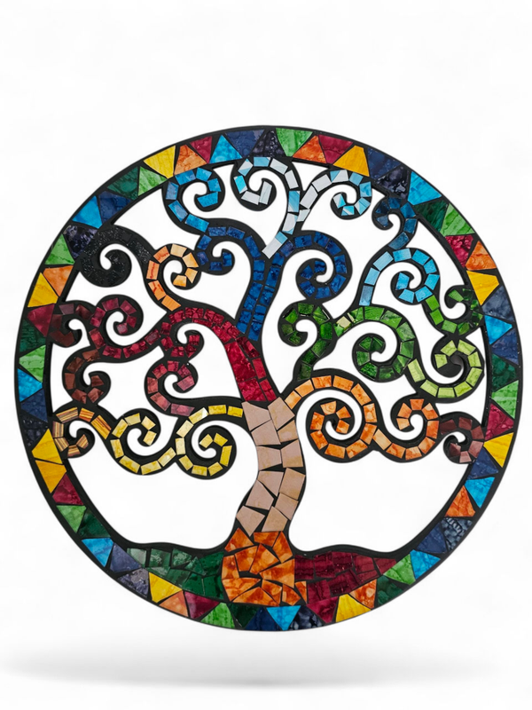 Levensboom bont gekleurd