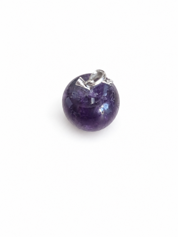 Figurine/pendentif pomme Améthyste