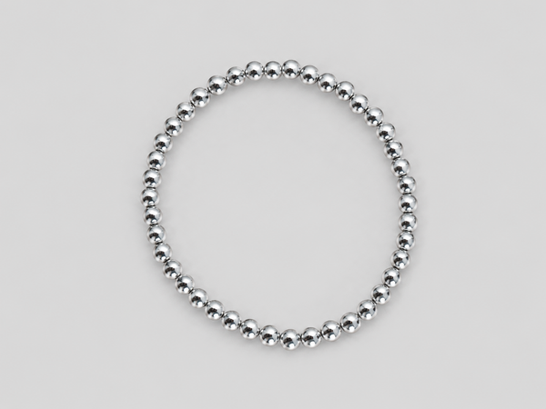 Bracelet Hématite argentée