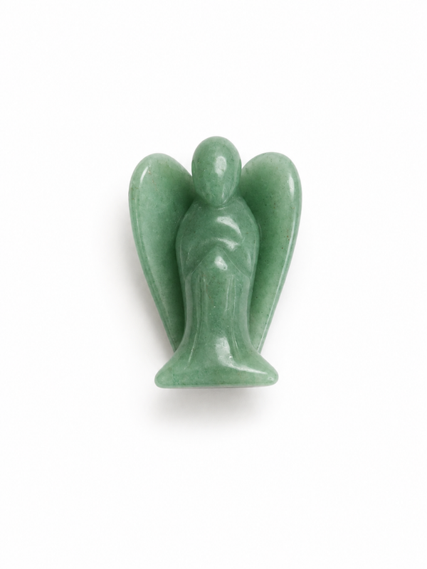 Figurine ange Aventurine verte