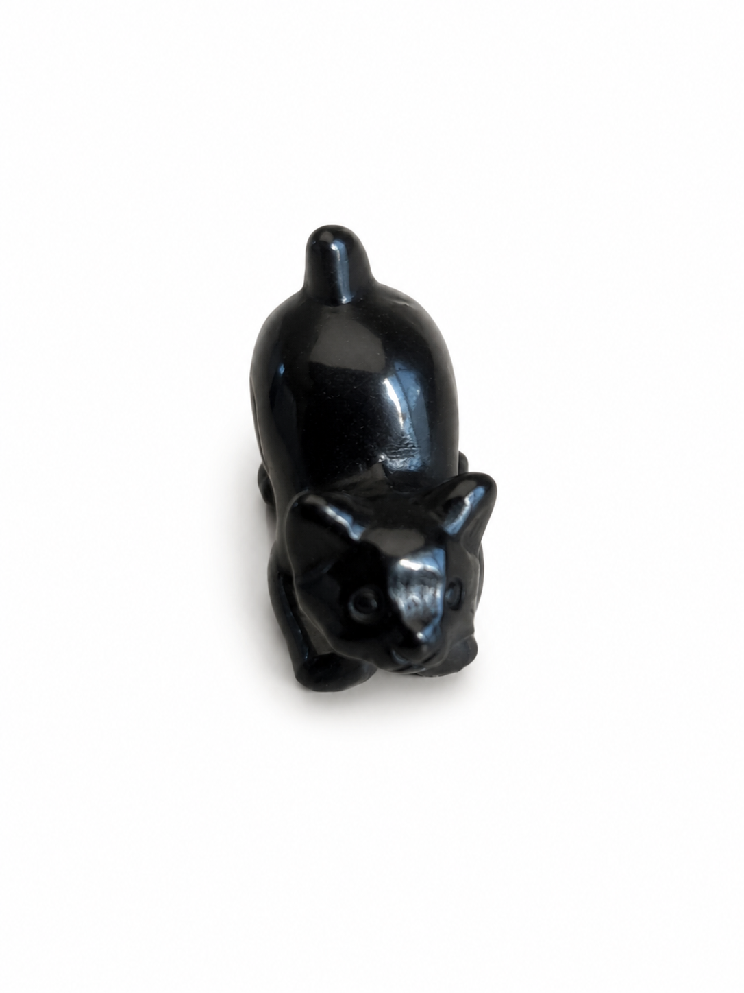 Figurine chat Obsidienne noire