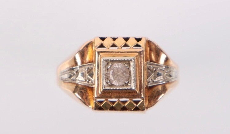 Bague argent et marcassites