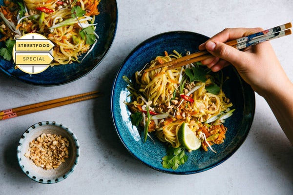 55 Gebratene Reisnudeln mit Gemuese,Ei