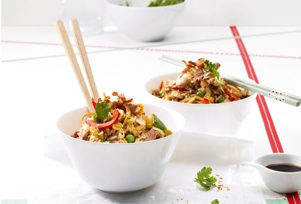 38 Gebratener Reis mit Kuspriger Ente