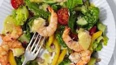 24 Gemischter Salat mit Krabben