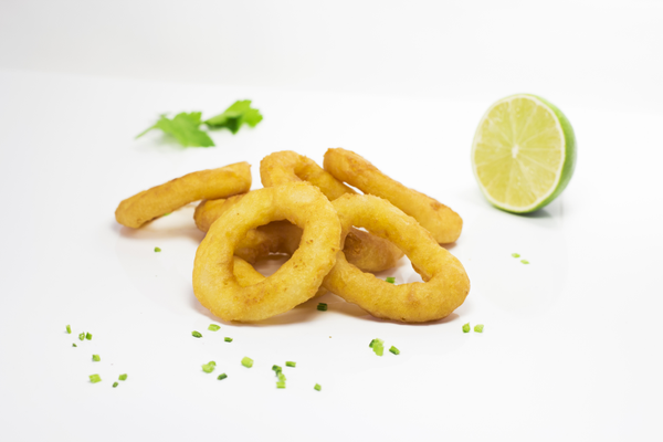 15 panierte Tintenfischringe (6 Stueck)