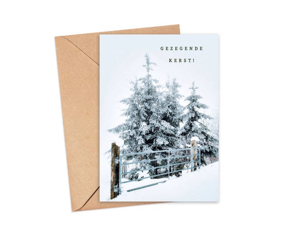 Gezegende kerst - Kerstkaart