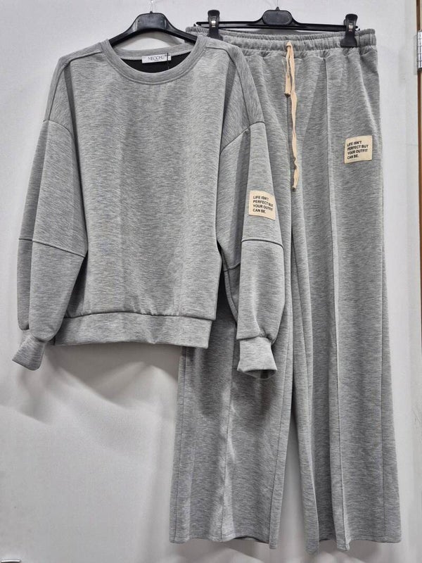 Perfect set lang grijs