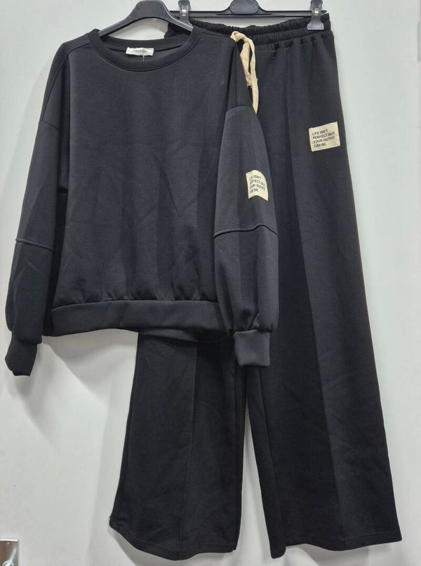 Perfect set lang zwart