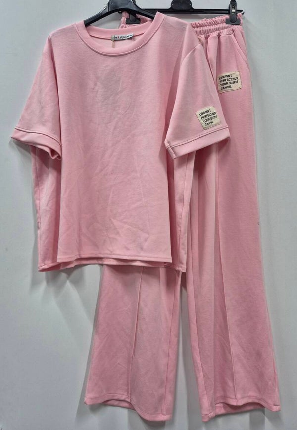 Perfect set kort roze