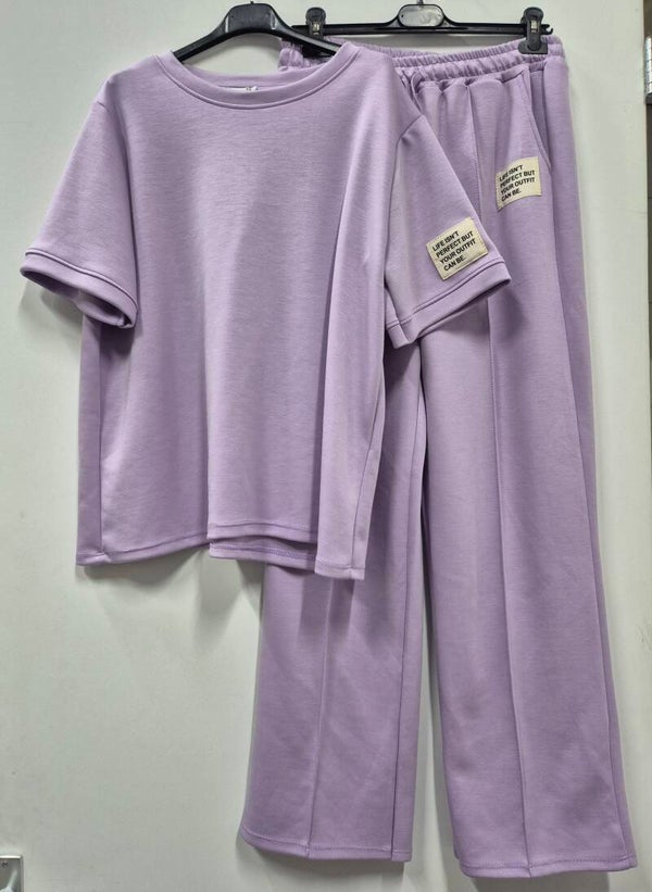 Perfect set kort lila