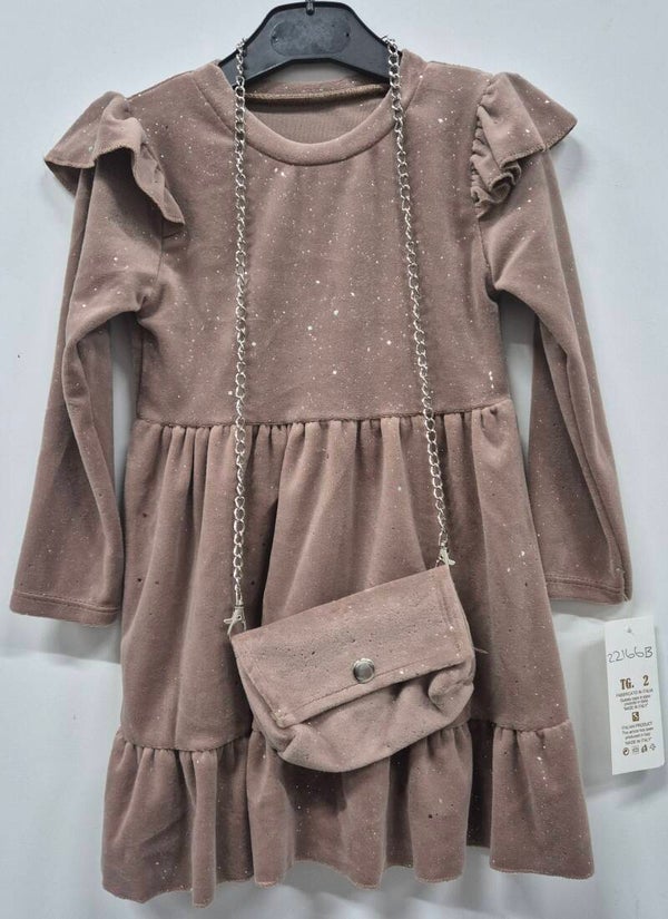 Jurkje glitter taupe