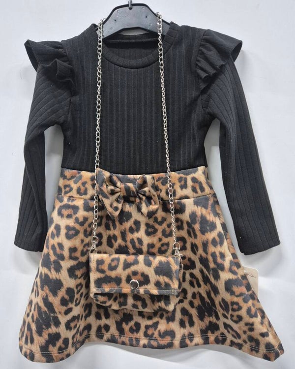 Jurkje panter zwart