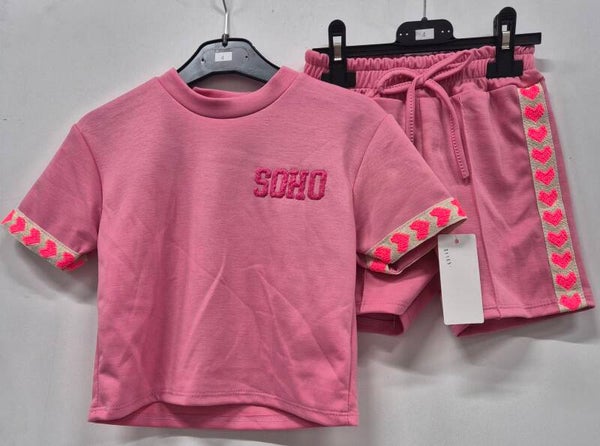 Soho set roze