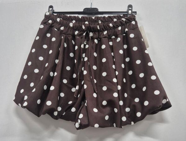 Skort stip bruin (34-42)