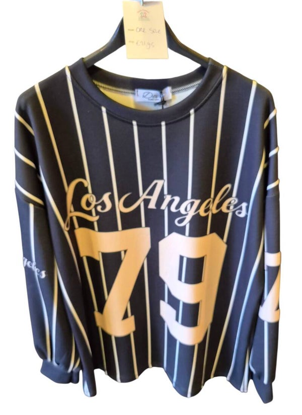 Jersey 79 zwart (36-42)
