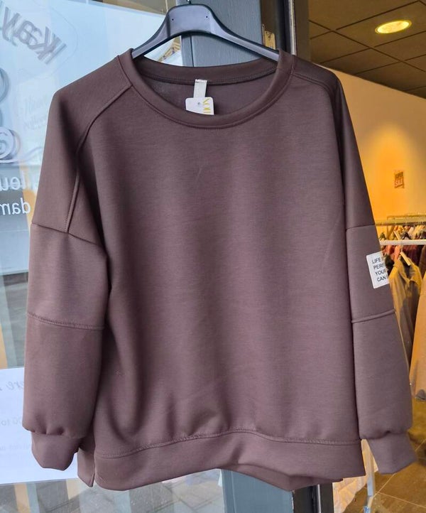 Sweater perfect bruin (36-42)