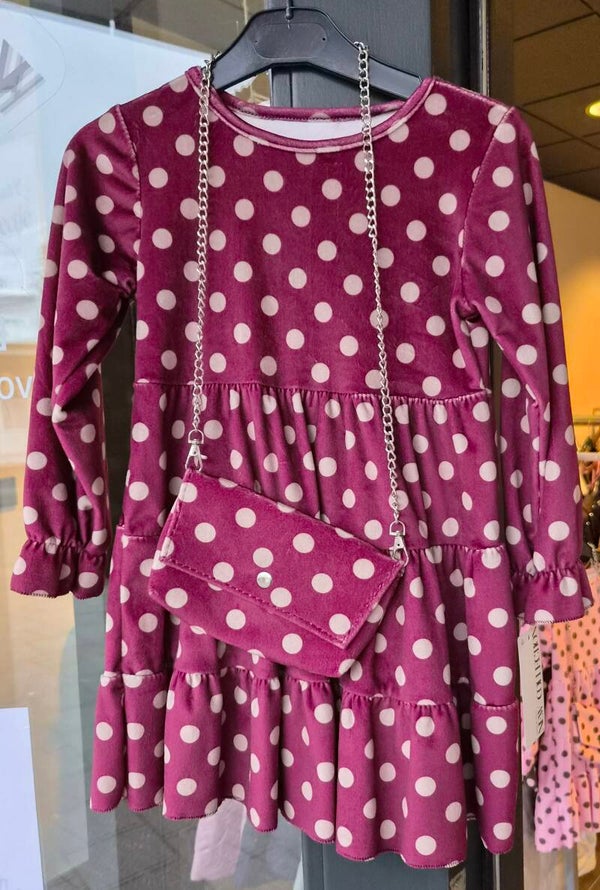 Jurkje stip bordeaux