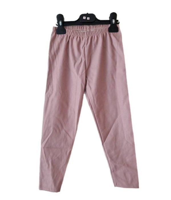 Leatherlook legging roze