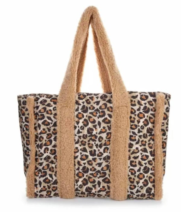 Luxe shopper teddy luipaard
