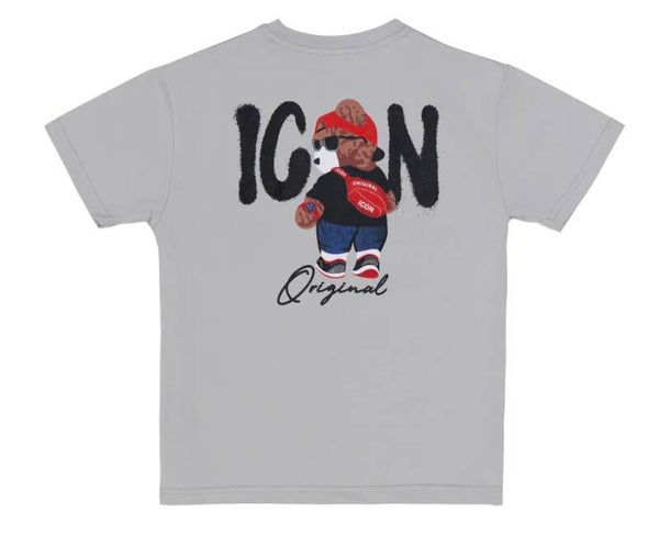 Icon t-shirt beer grijs