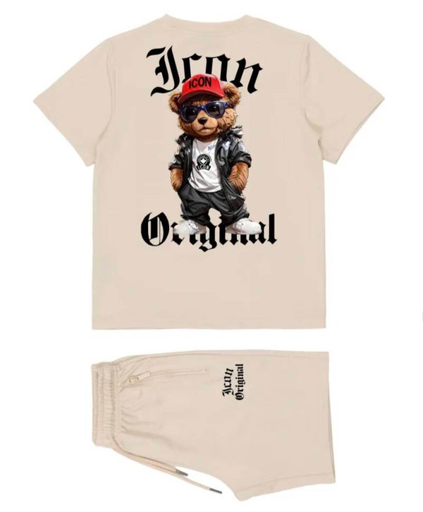 Icon set beer beige