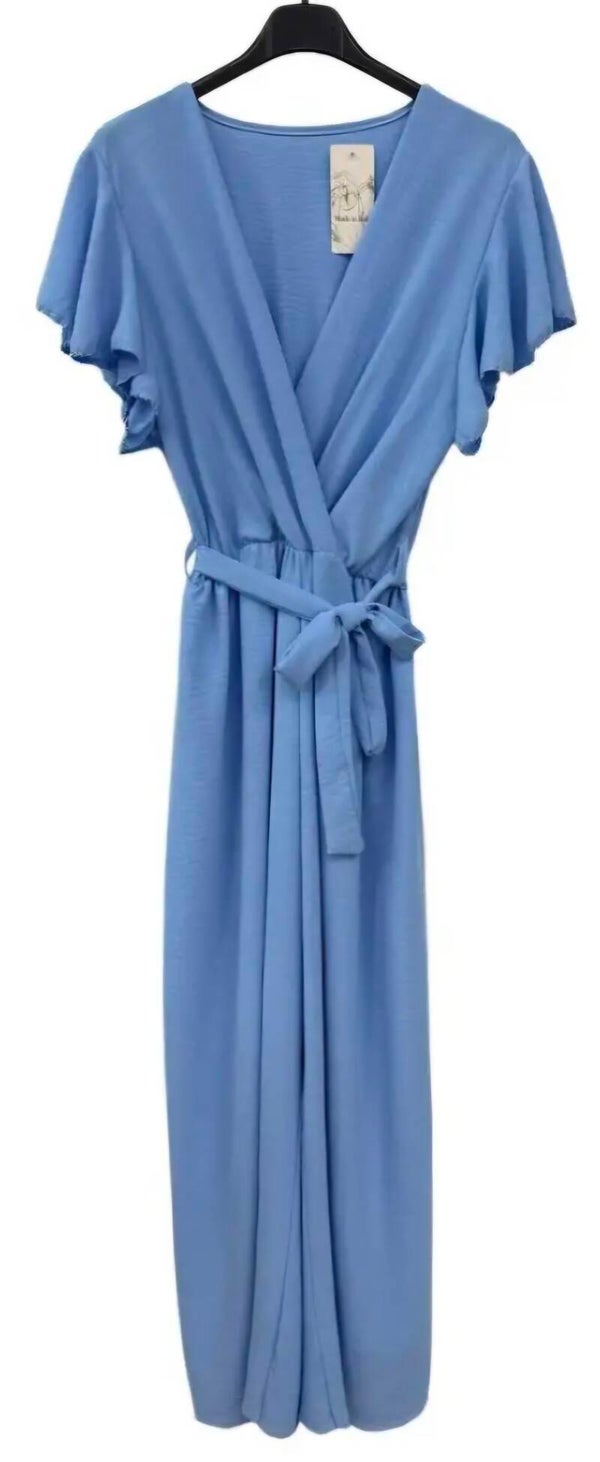 Jumpsuit blauw (34-42)