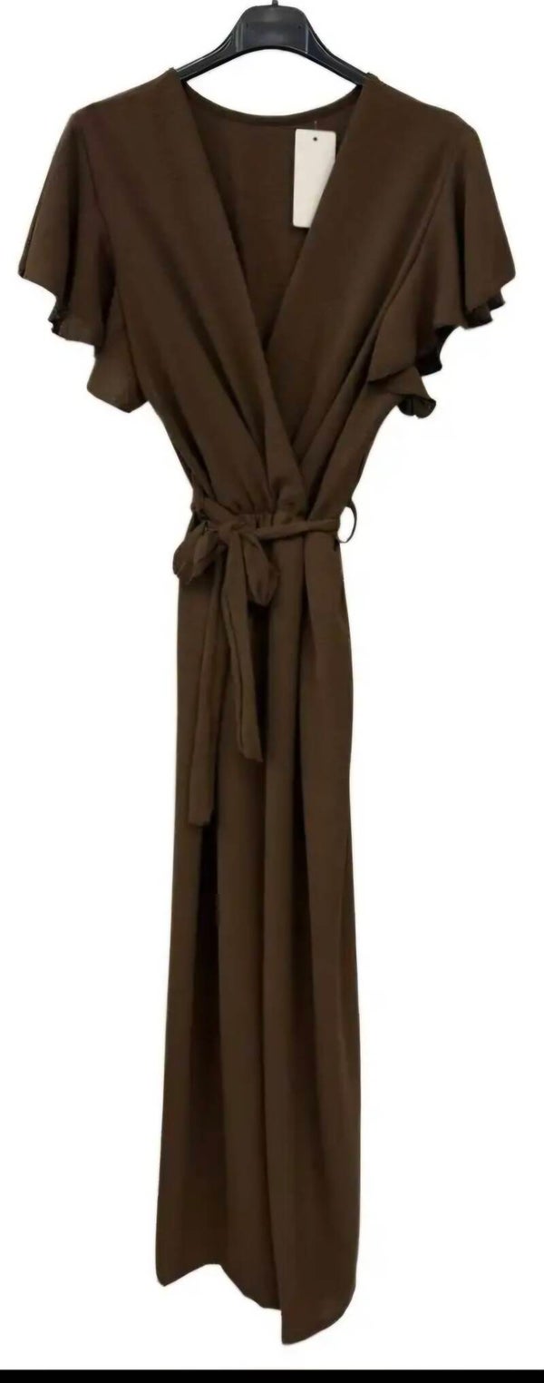 Jumpsuit bruin (34-42)