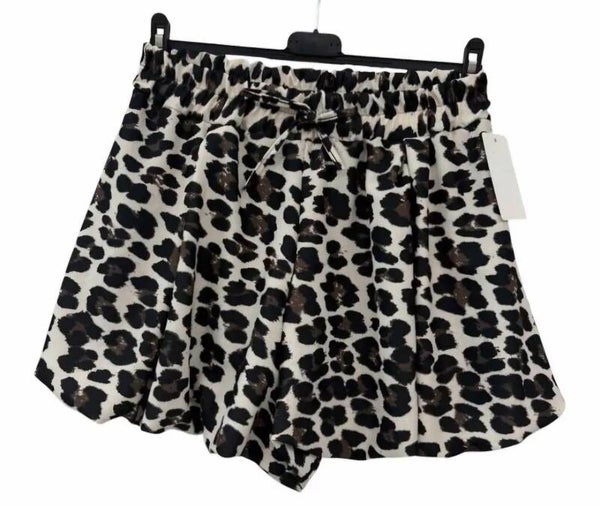 Skort panter beige (34 t/m 42)