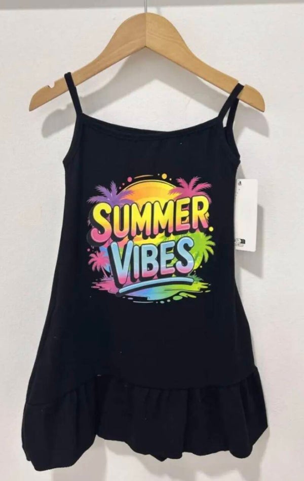 Jurkje summer vibes zwart