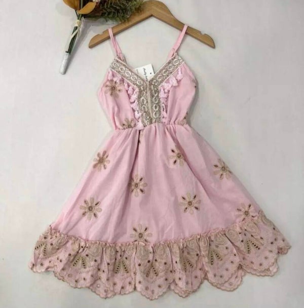 Boho jurkje roze
