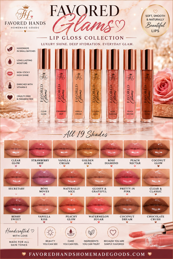 Favored Glams Lip Gloss Collection
