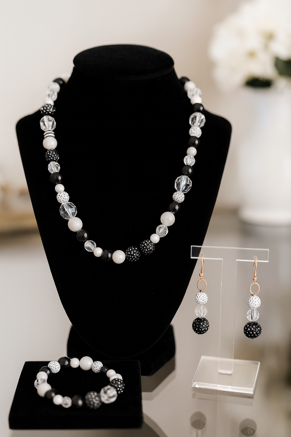 Hand Beaded Jewelry Set