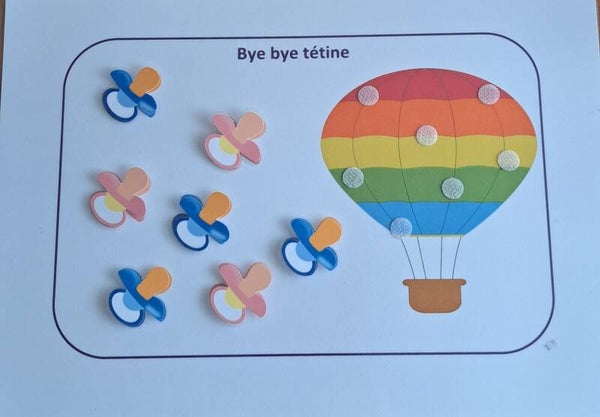 Support PDF "Bye bye tétine"