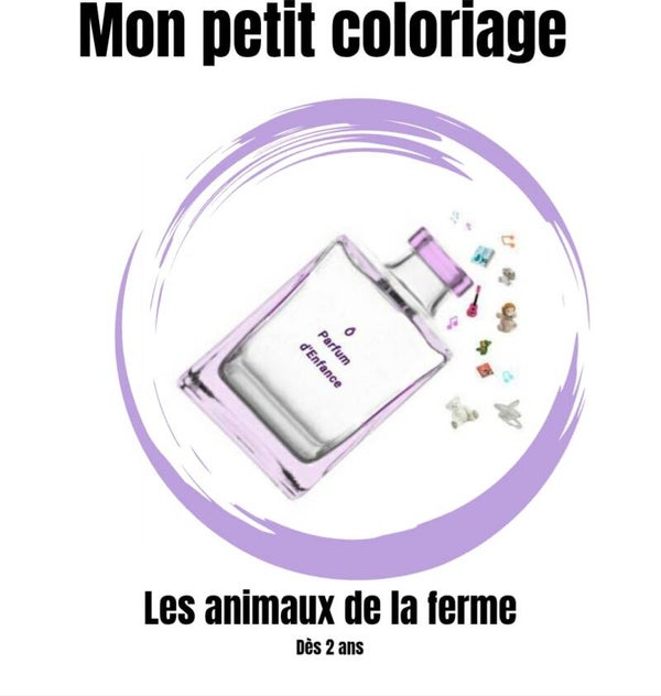 Livret de coloriage réutilisable "Les animaux de la ferme"/ prêt à l'emploi