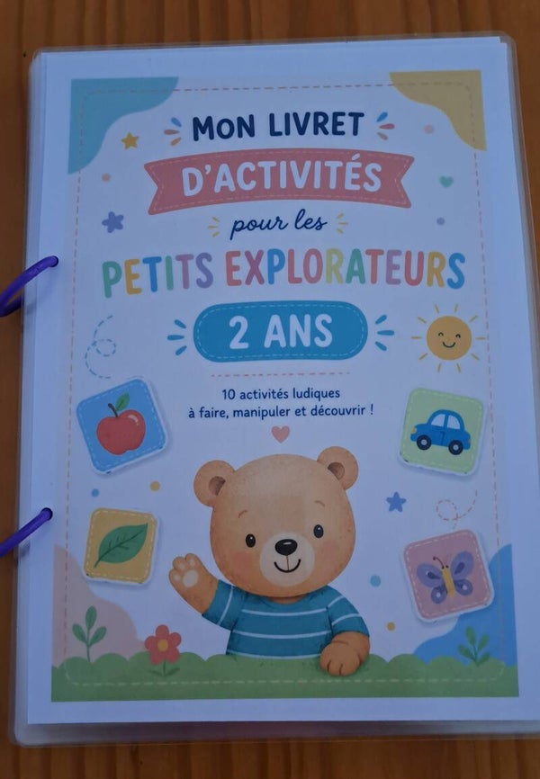 ✨NOUVEAUTE - 💐Livret d'activités à scratchs - 2 ans 🎁Trousse personnalisée offerte jusqu'au 30 juillet