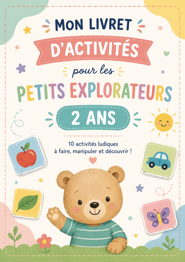 💐Livret d'activités à scratchs - 2 ans