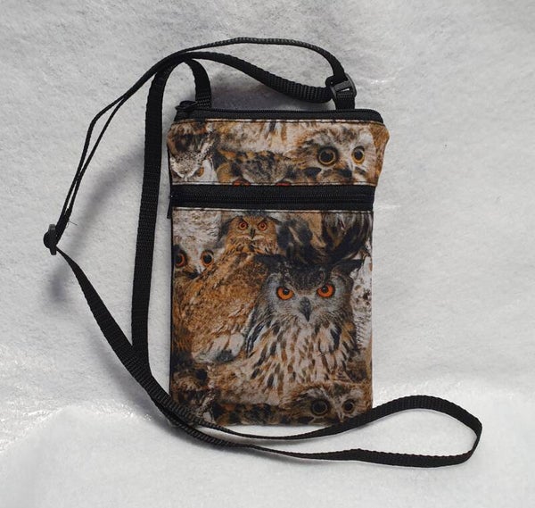 Kännykkälaukku pöllöt