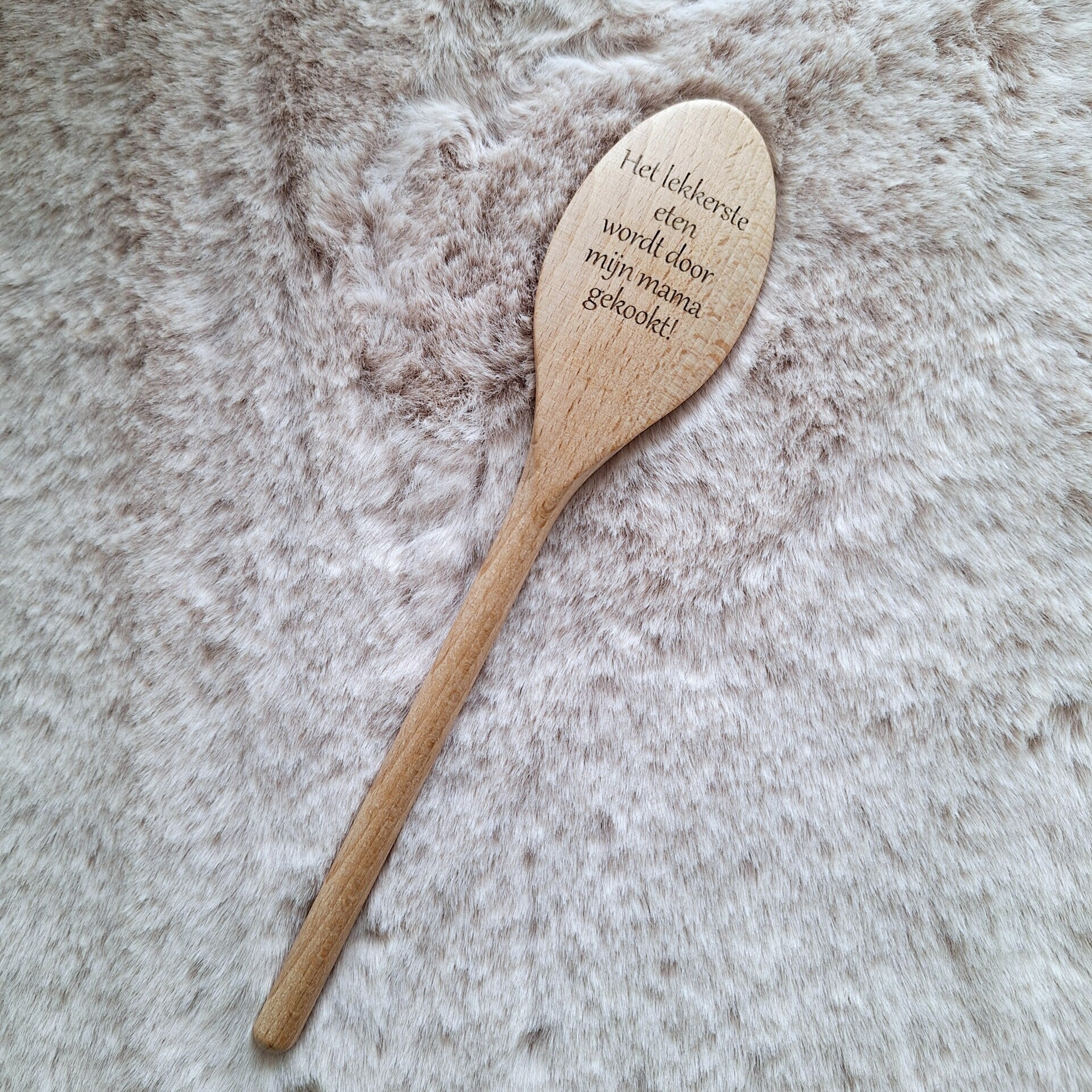 Houten lepel - Lekkerste eten