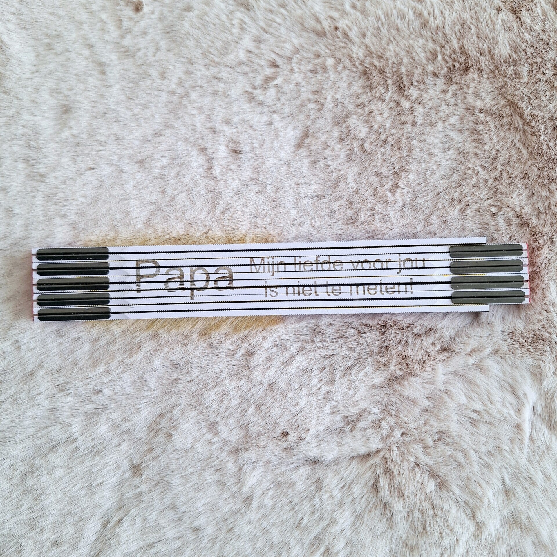 Duimstok - mijn liefde voor jou is niet te meten!