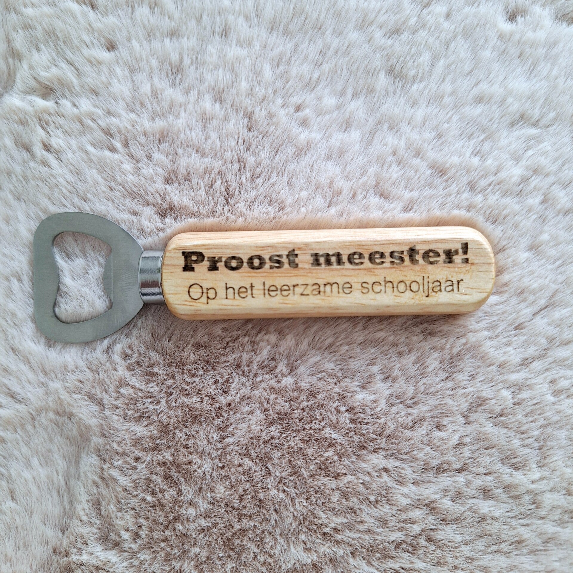 Fles opener - proost meester