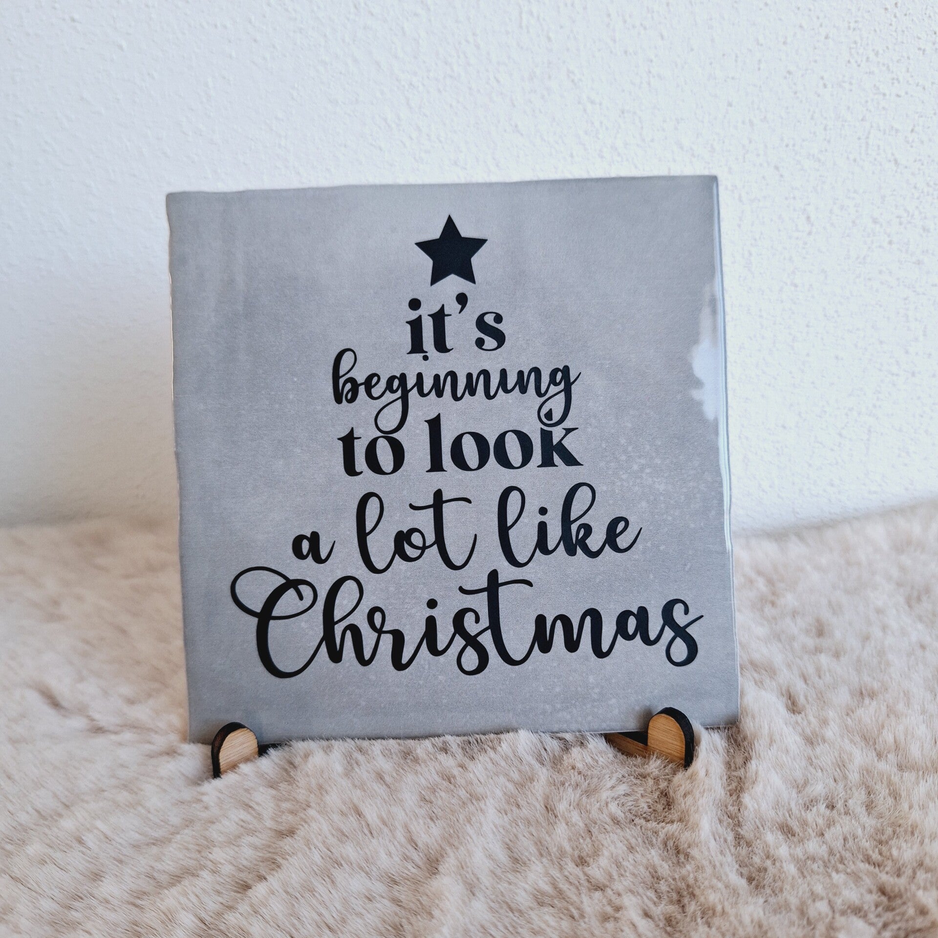 Tegeltje - look like christmas