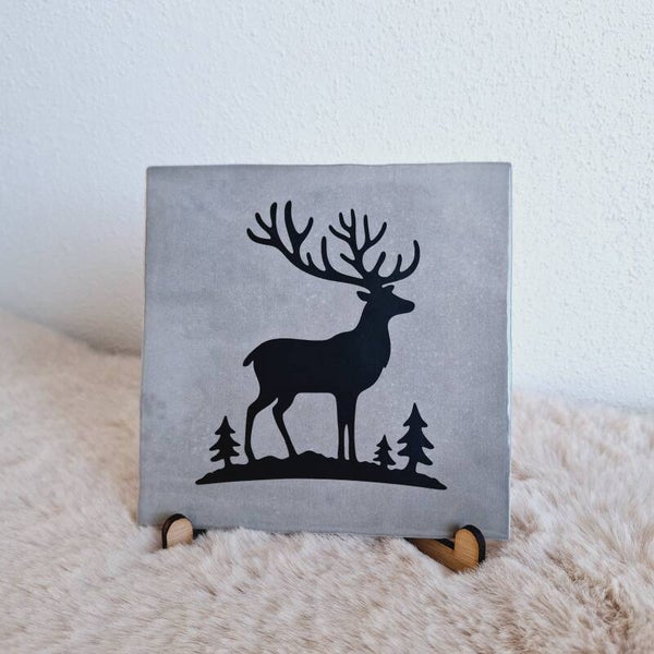 Tegeltje - deer