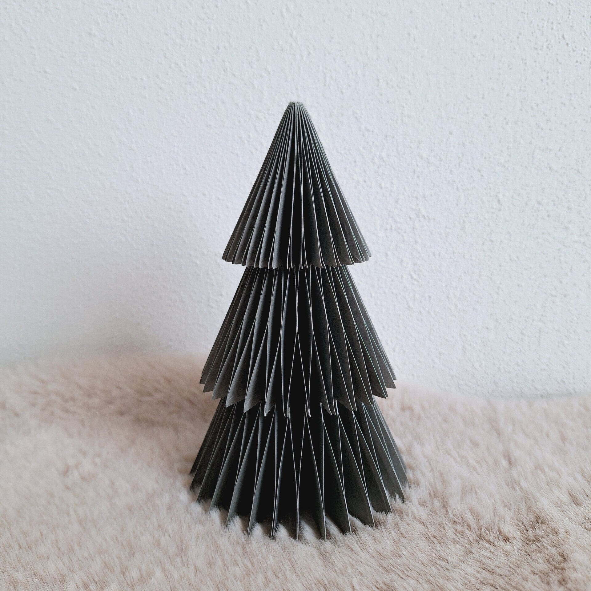 Papieren kerstboom - Grijs