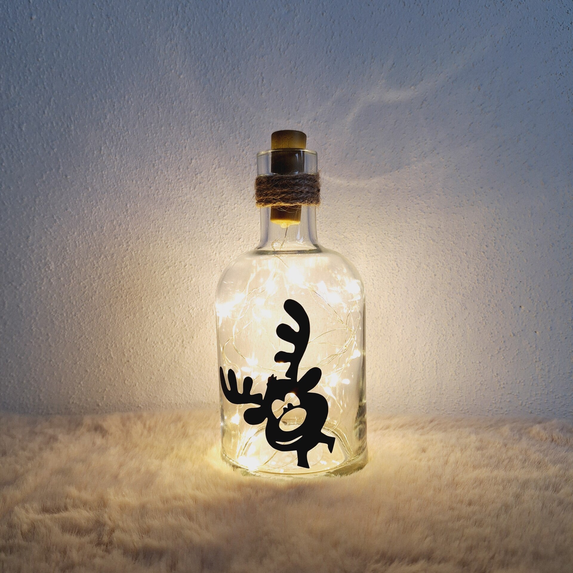 Kerstflesje - Rudolf schuin